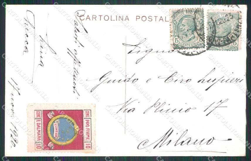 WW1 WWI Propaganda Madri Vedove Caduti Mentessi cartolina postcard XF8689 – retro