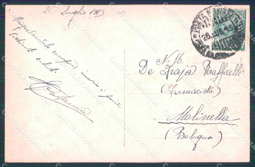 WW1 WWI Propaganda Bertiglia Italia RPPC cartolina postcard XF8732 – retro