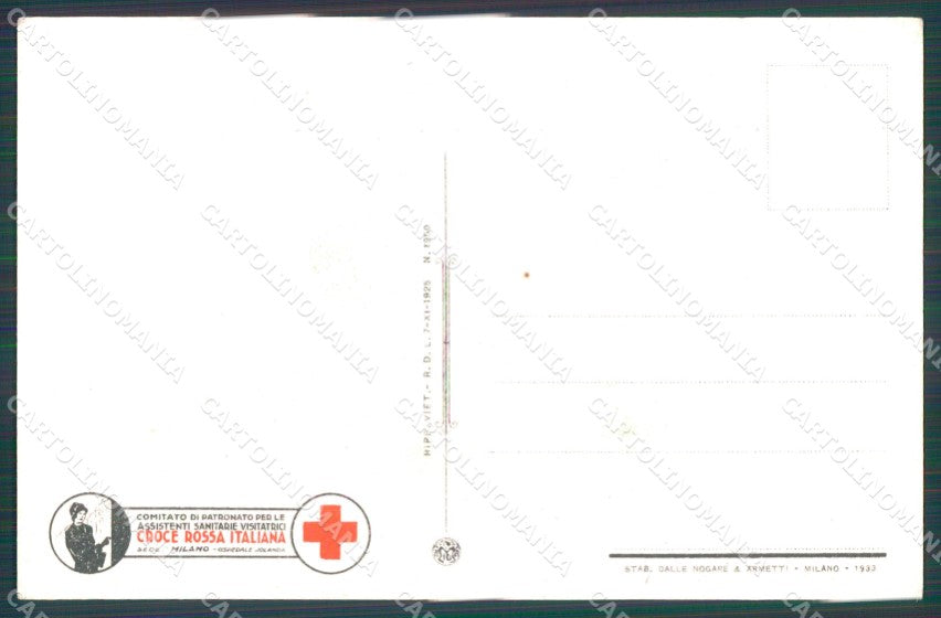 Artist Signed Muggiani Croce Rossa Red Cross Children cartolina postcard XF8738 – retro