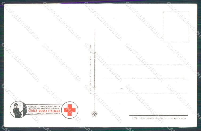 Artist Signed Muggiani Croce Rossa Red Cross Children cartolina postcard XF8739 – retro