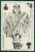 WWI WW1 Propaganda Humor Anti German Austrian Kaiser Playing Card cp XF8767 – fronte