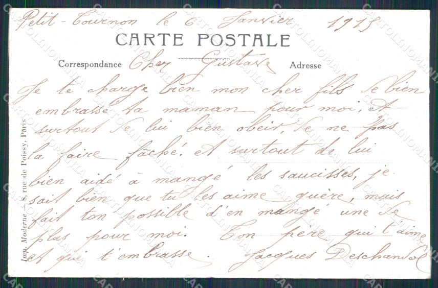 WWI WW1 Militari French Propaganda Bataille de Aisne cartolina XF8772 – retro