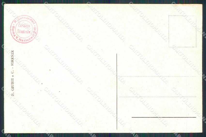 WWI WW1 Italian Propaganda Patriotic War Humor Savoia Giolitti cartolina XF8840 – retro