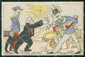 Politica Francia Italia Loubet Savoia Albano cartolina XF8841 – fronte