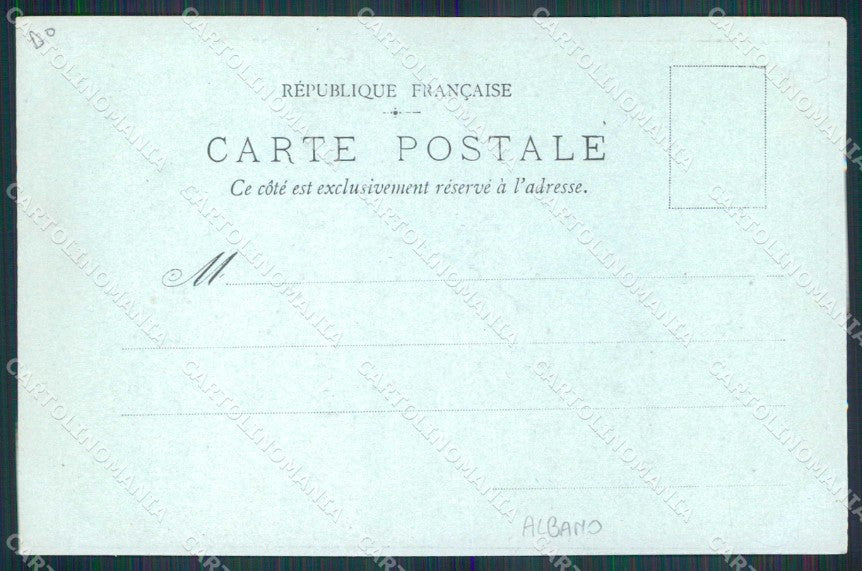 Politica Francia Italia Loubet Savoia Albano cartolina XF8841 – retro