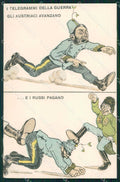 WWI WW1 Italian Propaganda Patriotic War Humor Russia cartolina XF8843 – fronte