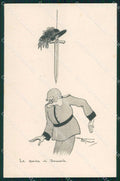 WWI Italian Propaganda Patriotic War Humor Anti Austrian Kaiser cartolina XF8846 – fronte