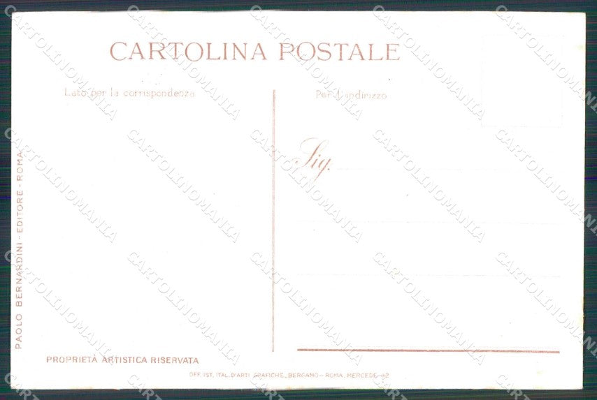 WWI WW1 Italian Propaganda Anti Kaiser Wilhelm II Ferro cartolina XF8892 – retro