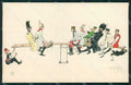 WWI WW1 Italian Propaganda Anti German Kaiser Ottofapelli cartolina XF8960 – fronte