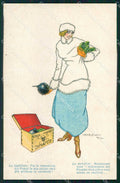WWI WW1 Italian Propaganda Glamour Lady Veneziani cartolina XF9020 – fronte