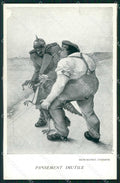 WWI WW1 French Propaganda Anti Kaiser Wilhelm II Deleysin cartolina XF9042 – fronte