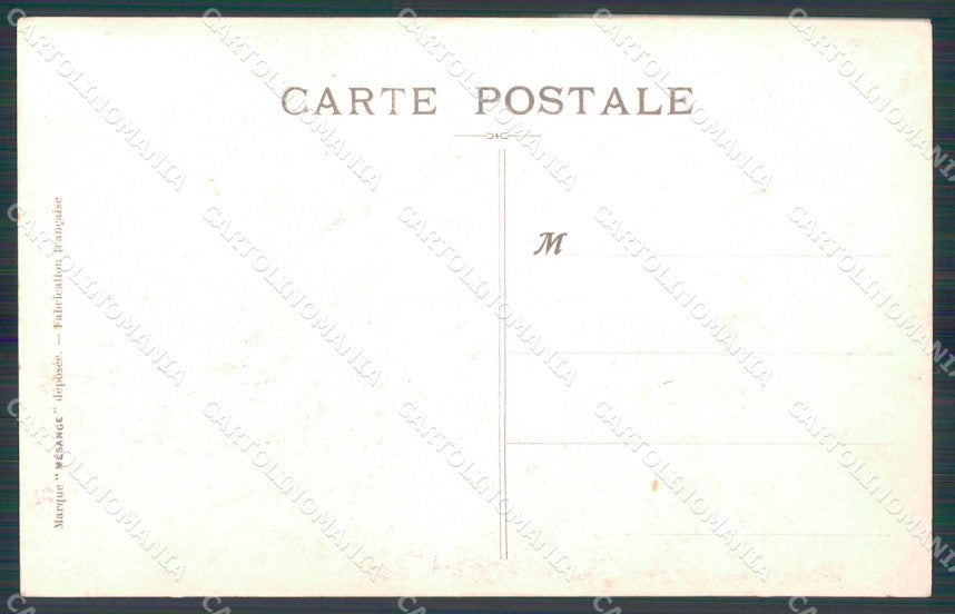 WWI WW1 French Propaganda Patriotic War Humor Rouviere cartolina XF9046 – retro