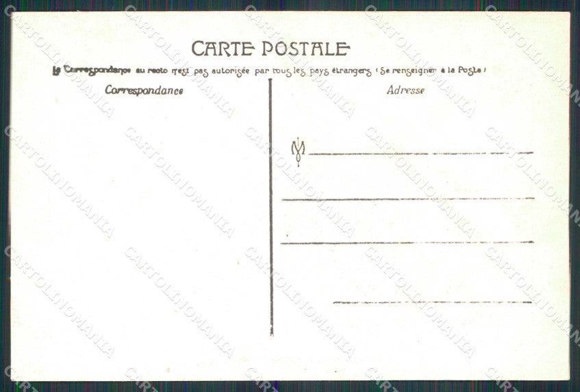 WWI WW1 French Propaganda Anti German cartolina XF9072 – retro