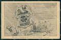 WWI WW1 French British Propaganda Anti German Ergé cartolina XF9078 – fronte