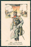 WWI WW1 French Propaganda Anti German Zeppelin Zislin cartolina XF9107 – fronte