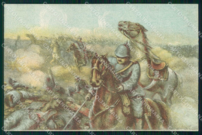 WWI WW1 Italian Propaganda Assalto di Liegi cartolina XF9161 – fronte