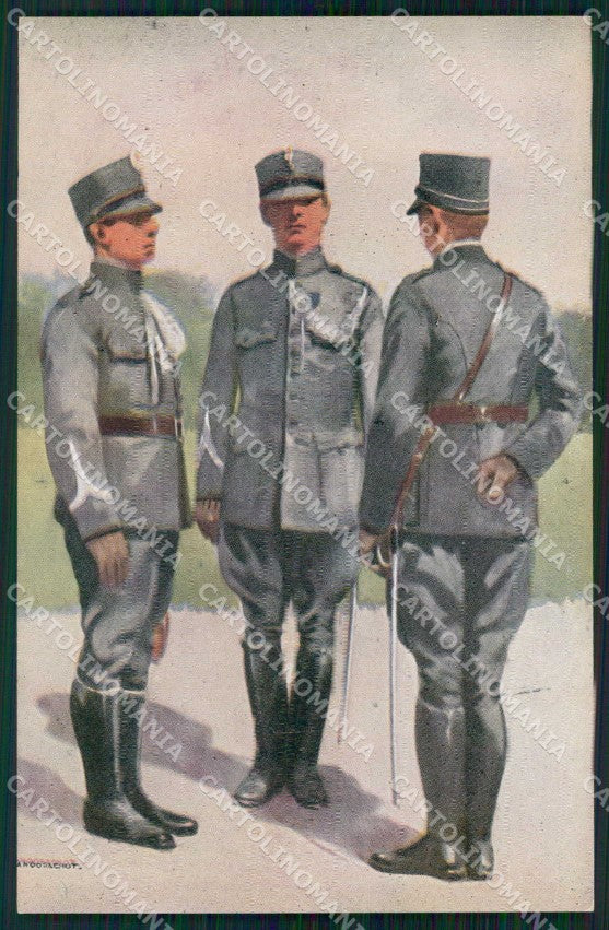 Military Soldiers Royal Dutch Army Van Oorschot 22 cartolina XF9186 – fronte