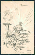 WWI WW1 French Propaganda Francisque Poulbot 10 cartolina XF9223 – fronte