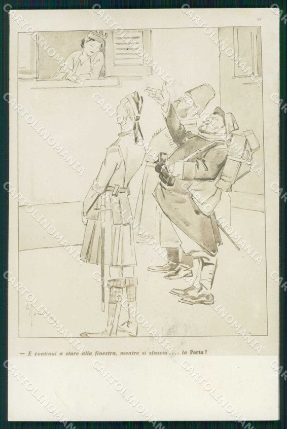 WWI WW1 Italian Propaganda Foto cartolina XF9260 – fronte