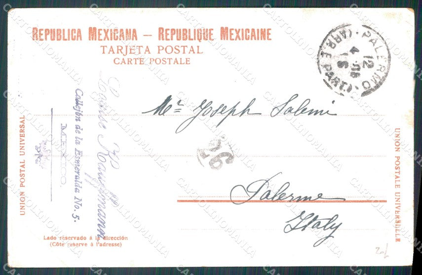 Mexico City Mercado postcard XP0003 – retro