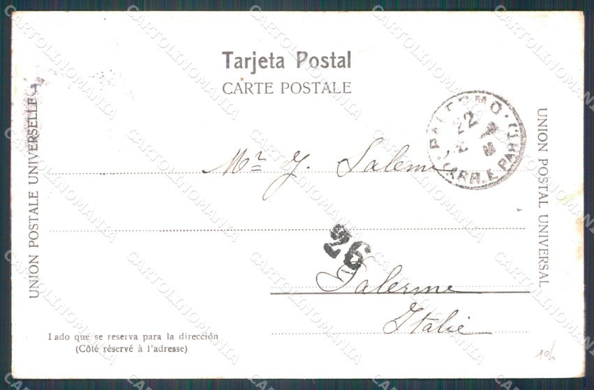 Mexico City Puente de San Francisco y Avenida Juarez postcard XP0016 – retro