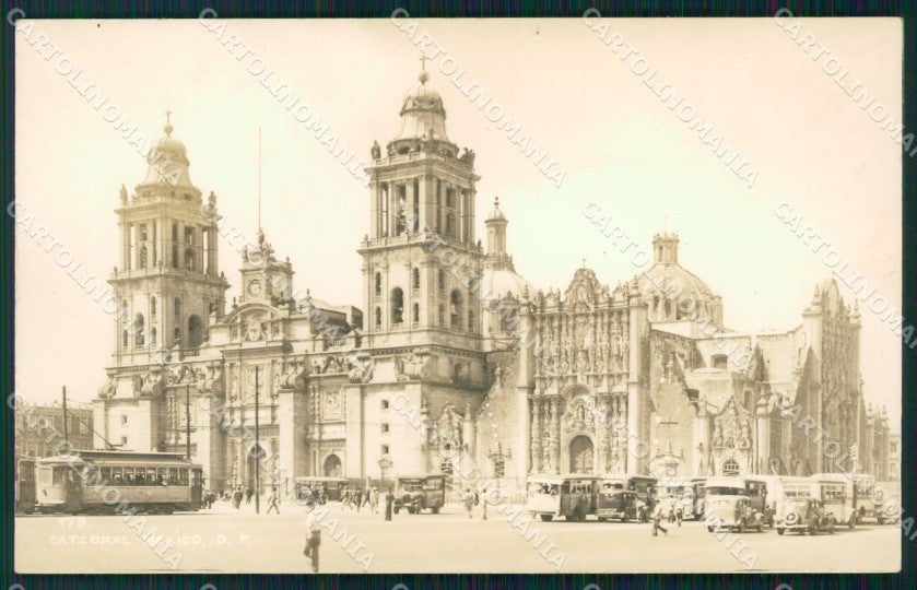 Mexico City Catedral RPPC postcard XP0022 – fronte