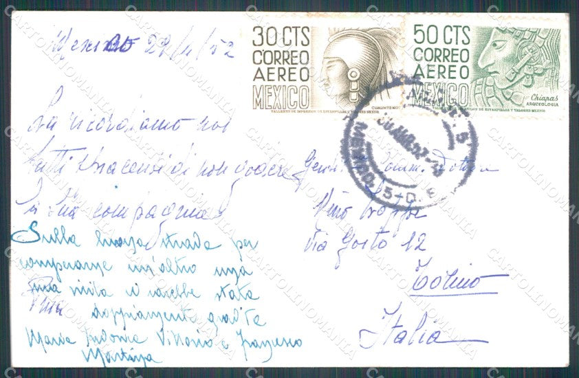 Mexico City Paseo de la Reforma RPPC postcard XP0050 – retro
