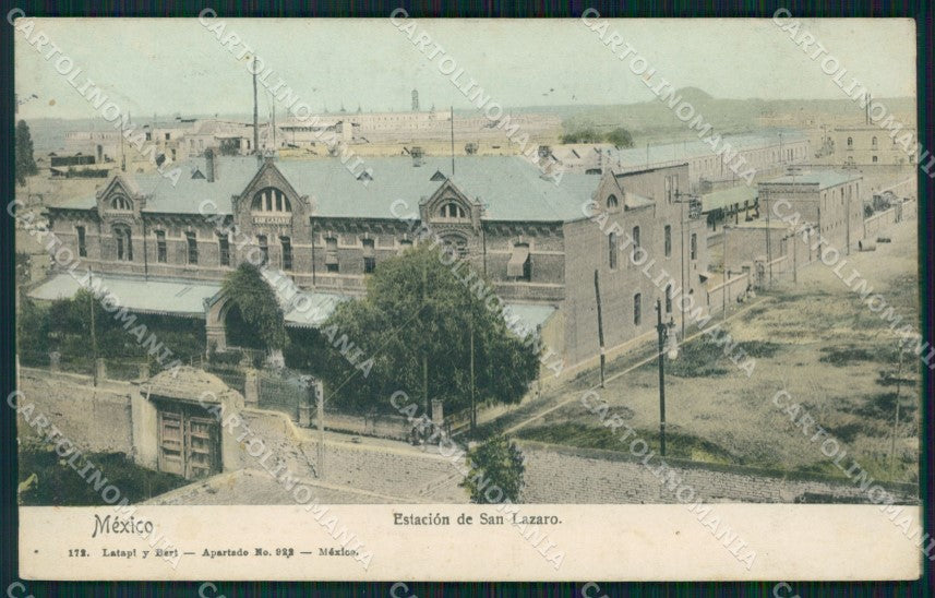 Mexico City Estacion de San Lazaro postcard XP0051 – fronte