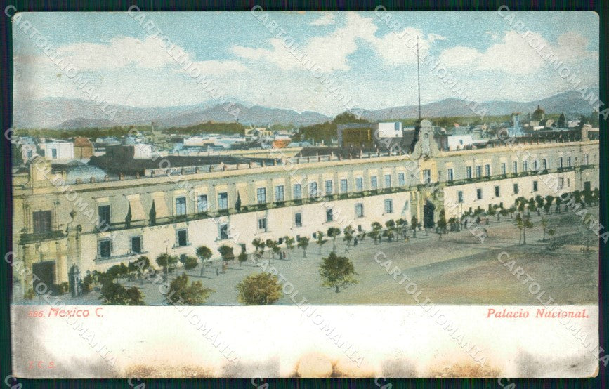 Mexico City Palacio Nacional postcard XP0061 – fronte