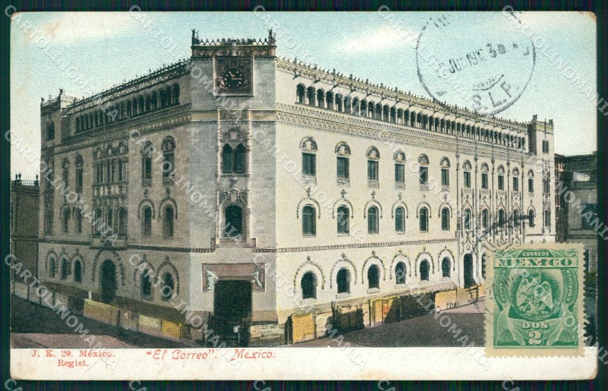 Mexico City El Correo postcard XP0067 – fronte