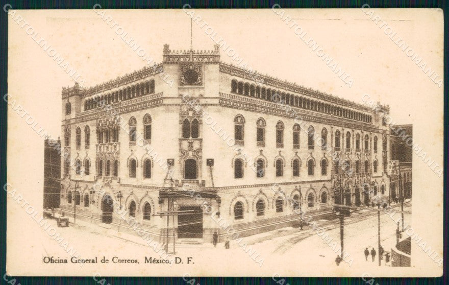 Mexico City Oficina General de Correos postcard XP0072 – fronte