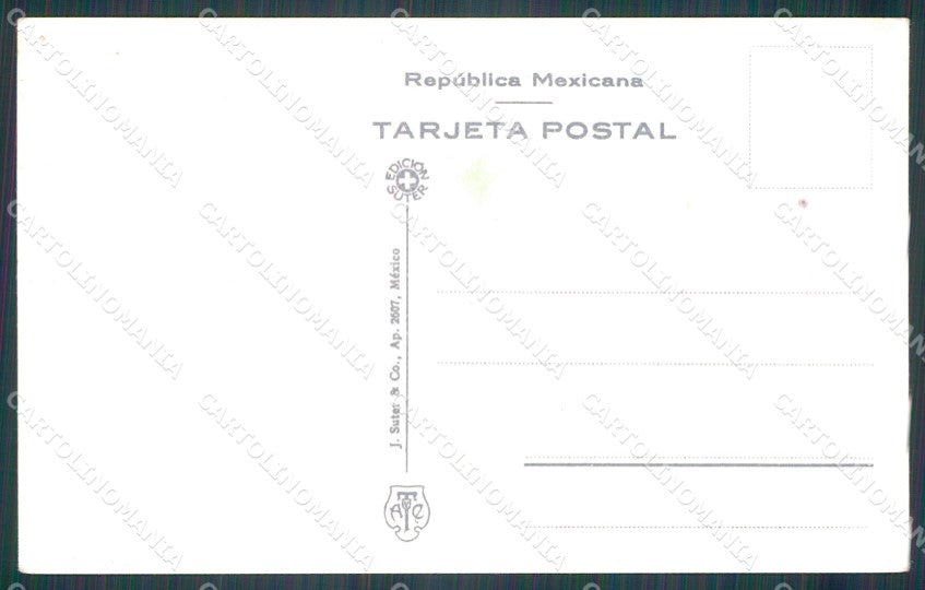 Mexico City Palacio de Comunicaciones Telegrafos postcard XP0073 – retro