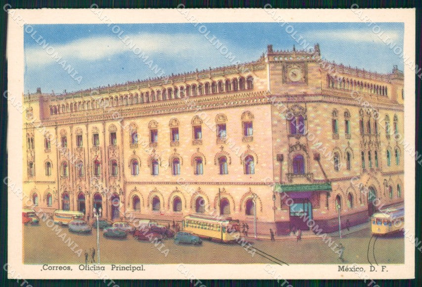 Mexico City Correos Oficina Principal postcard XP0075 – fronte