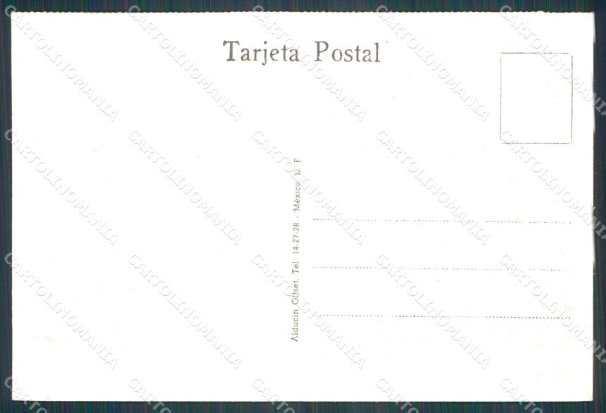 Mexico City Correos Oficina Principal postcard XP0075 – retro