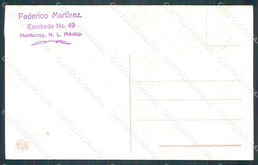 Mexico City Fuente Monumental en Chapultepec postcard XP0095 – retro