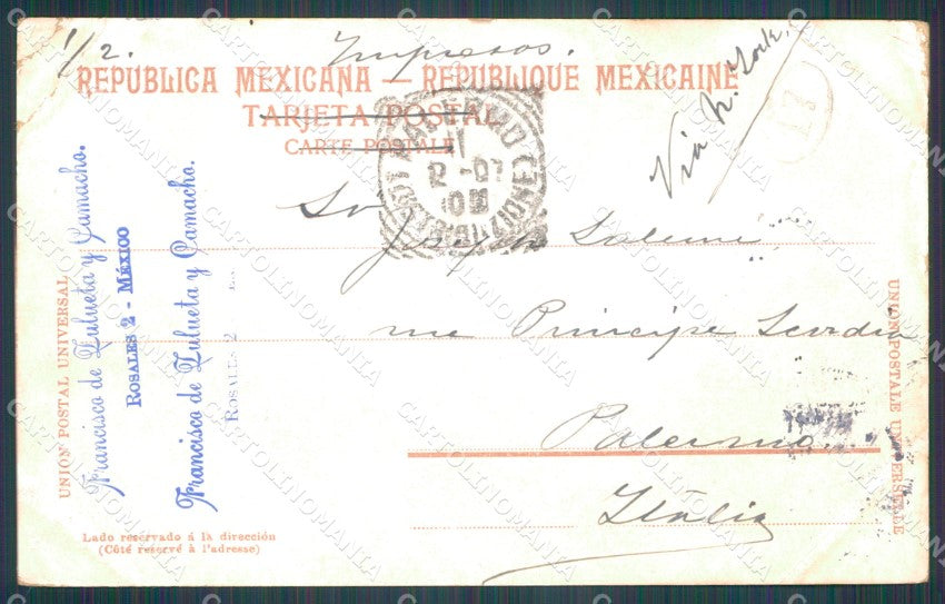 Mexico Chapultepec Castillo CORNER CREASED postcard XP0152 – retro