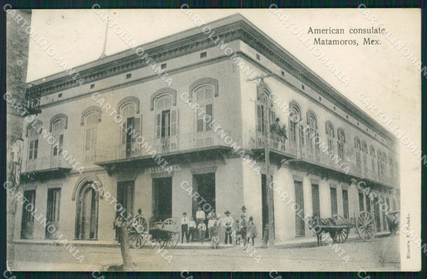 Mexico Matamoros American Consulate postcard XP0168 – fronte