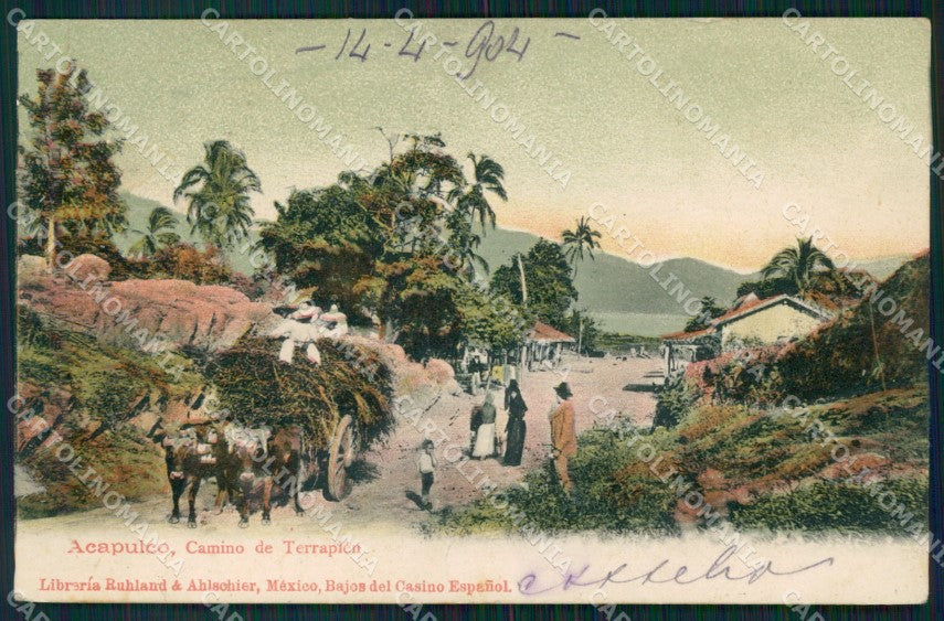 Mexico Acapulco Camino de Terraplen postcard XP0176 – fronte