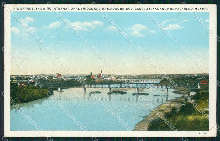 Mexico Laredo Rio Grande CORNER CREASED postcard XP0275 – fronte