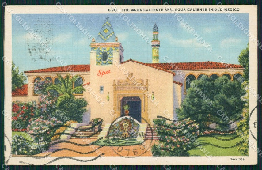 Mexico Agua Caliente Old Mexico postcard XP0282 – fronte