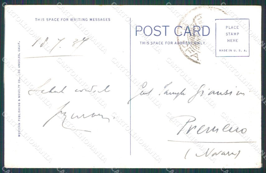 Mexico Agua Caliente Old Mexico postcard XP0282 – retro