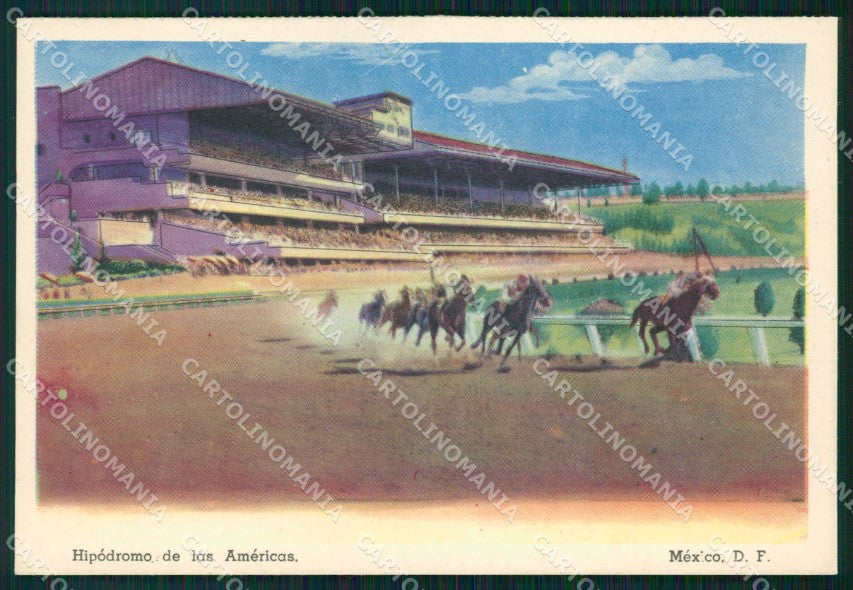 Mexico City Hipodromo de las Americas postcard XP0290 – fronte