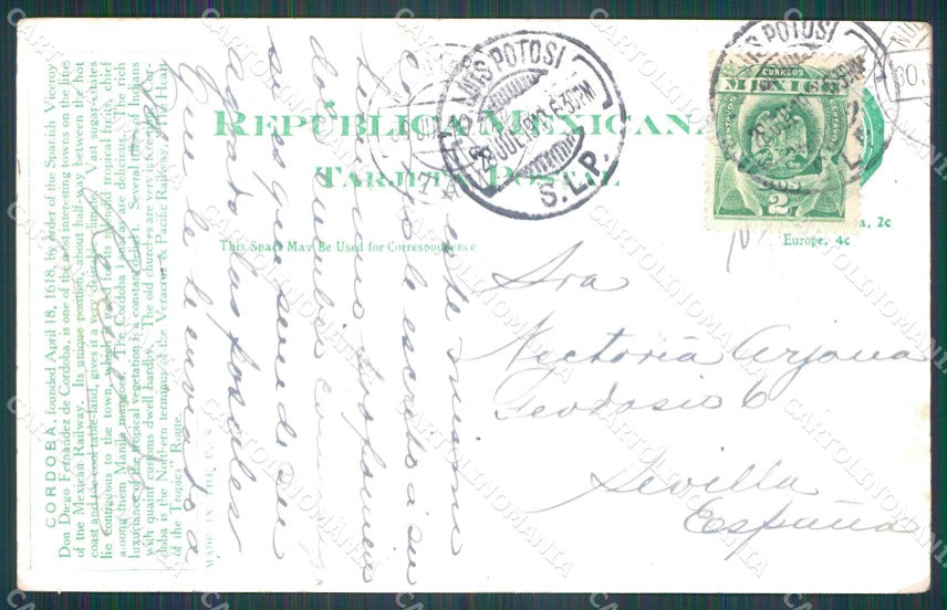 Mexico Cordoba postcard XP0295 – retro