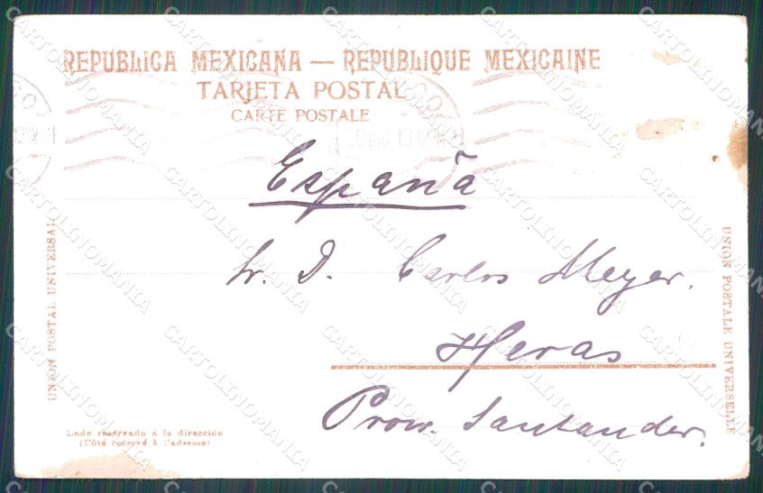 Mexico Oaxaca Types Ethnic Tipos de Indios ABRADED postcard XP0299 – retro