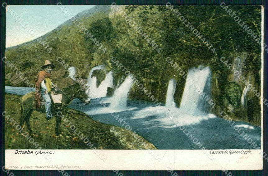 Mexico Orizaba Cascada de Rincon Grande postcard XP0302 – fronte