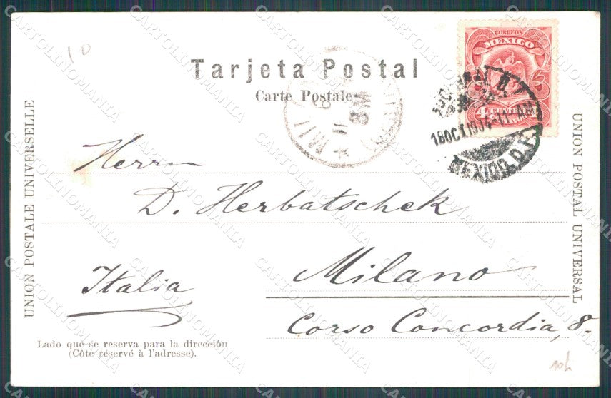 Mexico City Portal de Mercaderes y Empedraillo postcard XP0310 – retro
