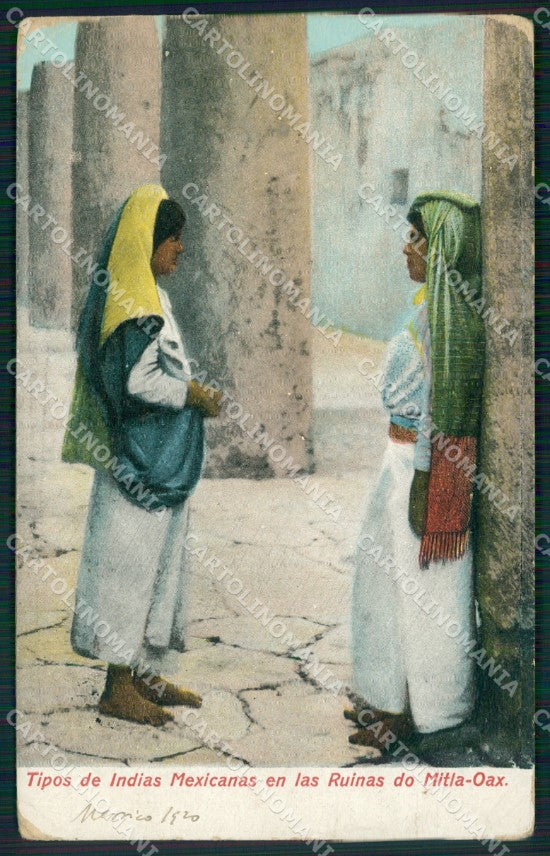 Mexico Oaxaca Las Ruinas de Mitla postcard XP0317 – fronte