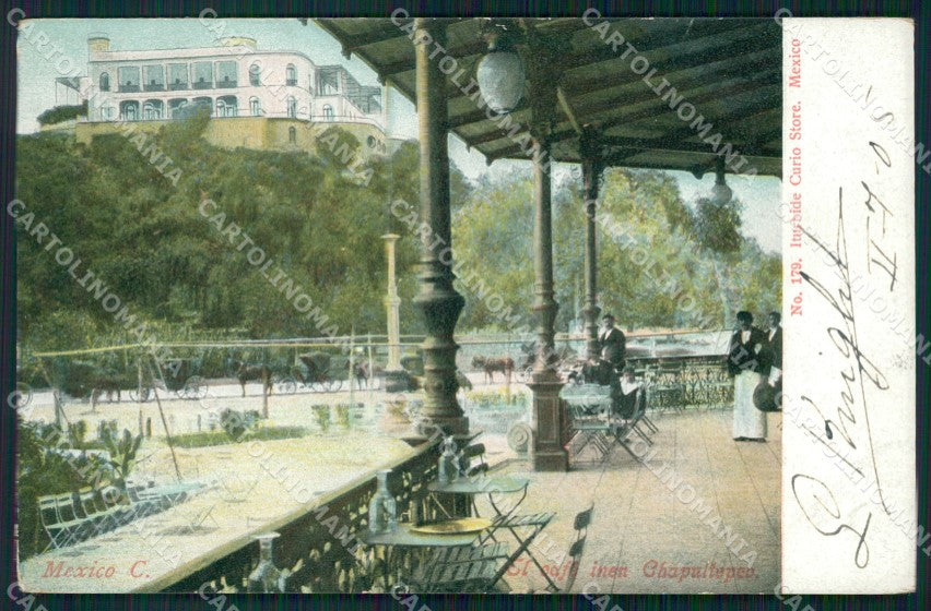 Mexico City El Cafe inen Chapultepec postcard XP0324 – fronte