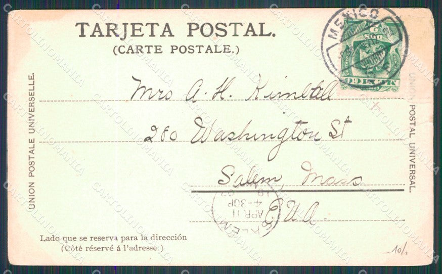 Mexico Torreon Calle de Ferro postcard XP0343 – retro