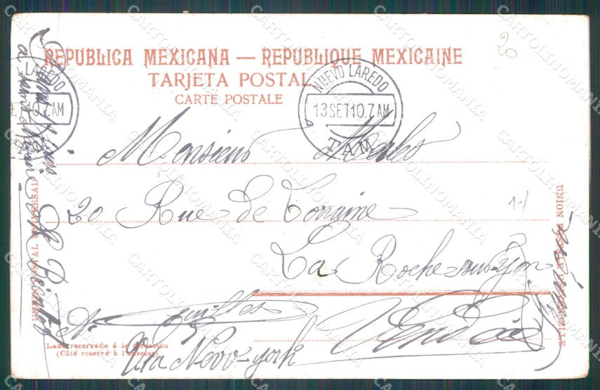 Mexico Cuernavaca Paseo en el Jardin de Borda postcard XP0351 – retro